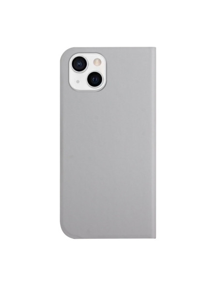 Cover iPhone 13 Pelle Rosso Vino Grigio | Melacompro