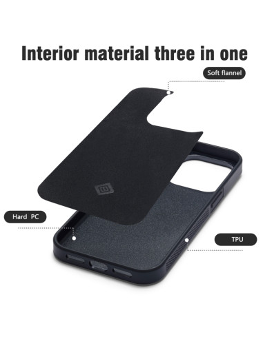 Cover iPhone Air Fibra di Carbonio Nero | Melacompro