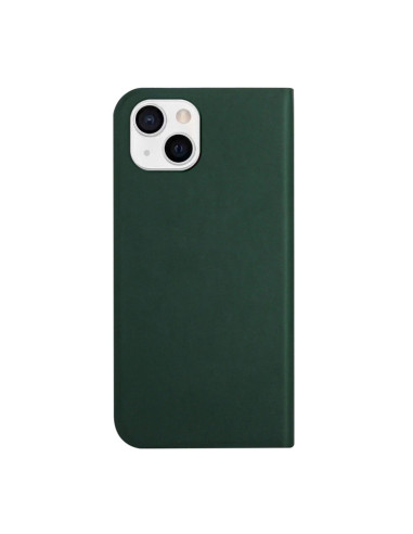 Cover iPhone 13 Pelle Rosso Vino Deep Verde | Melacompro