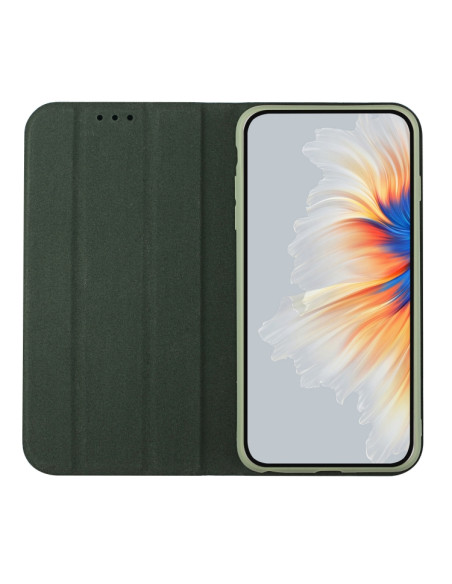 Cover iPhone 13 Pelle Rosso Vino Deep Verde | Melacompro