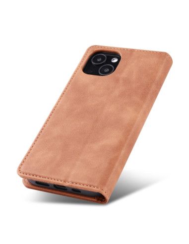 Cover iPhone 13 Pelle Rosso Vino Coffee | Melacompro