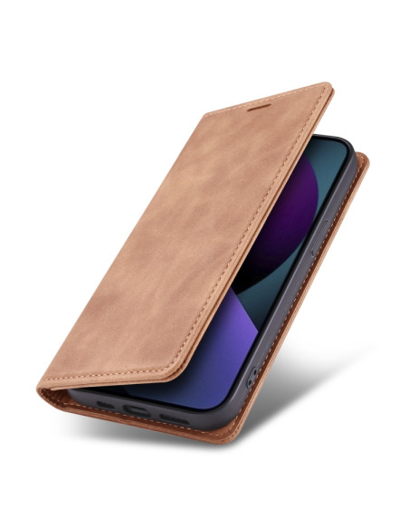 Cover iPhone 13 Pelle Rosso Vino Coffee | Melacompro