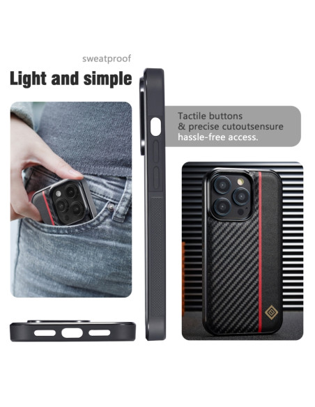 Cover iPhone Air Fibra di Carbonio Nero | Melacompro