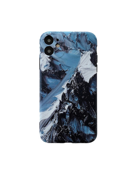 Cover iPhone 13 TPU Montagna Innevata | Melacompro