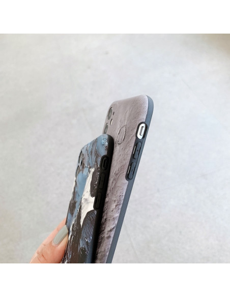 Cover iPhone 13 TPU Antiurto Astratto Moon | Melacompro