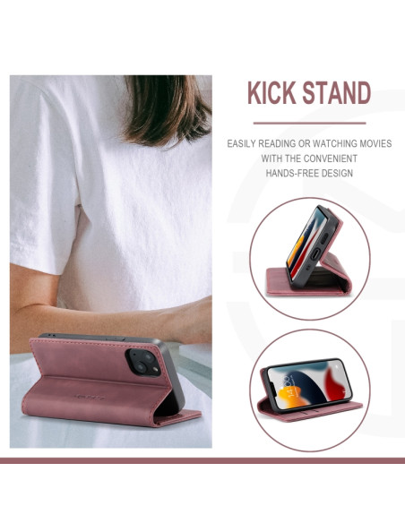 Cover iPhone 13 Pelle Rosso Vino Wine Rosso | Melacompro