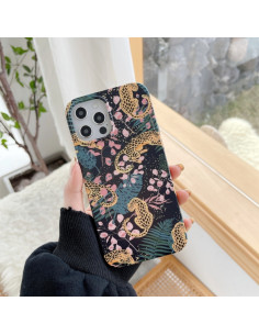 Cover iPhone 13 TPU Leopardato