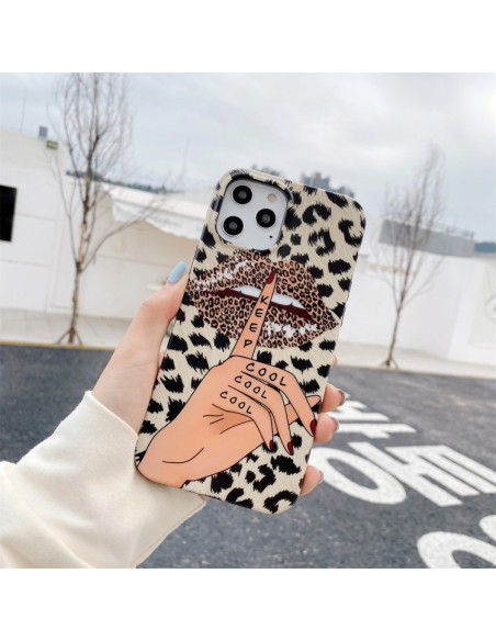 Cover iPhone 13 TPU Leopardato | Melacompro