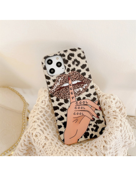 Cover iPhone 13 TPU Leopardato | Melacompro