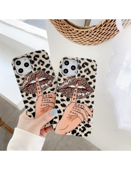 Cover iPhone 13 TPU Leopardato | Melacompro