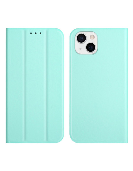 Cover iPhone 13 Pelle Rosso Vino Menta Verde | Melacompro