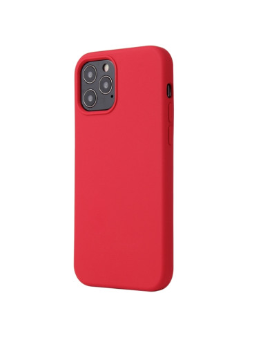 Cover iPhone 13 Pro Silicone Antiurto Carmine | Melacompro