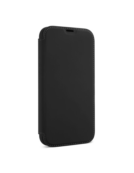 Cover iPhone 13 Pro PU Leather Flip Nero | Melacompro