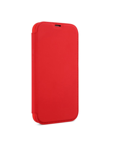 Cover iPhone 13 Pro PU Leather Flip Rosso | Melacompro