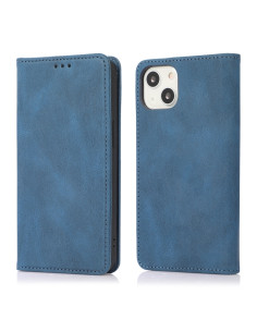 Cover iPhone 13 Pro PU Leather Flip Multicolore Blu