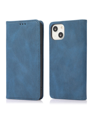 Cover iPhone 13 Pro PU Leather Flip Blu | Melacompro