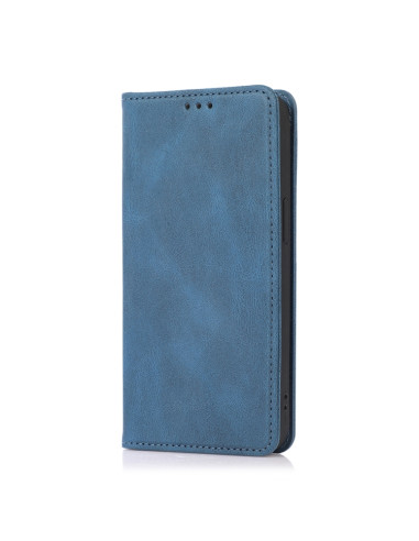 Cover iPhone 13 Pro PU Leather Flip Blu | Melacompro