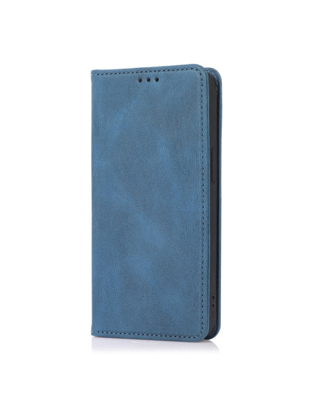 Cover iPhone 13 Pro PU Leather Flip Blu | Melacompro