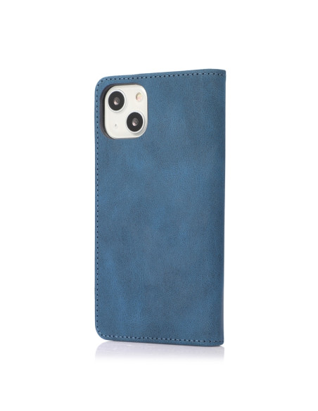 Cover iPhone 13 Pro PU Leather Flip Blu | Melacompro