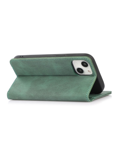 Cover iPhone 13 Pro PU Leather Flip Verde | Melacompro