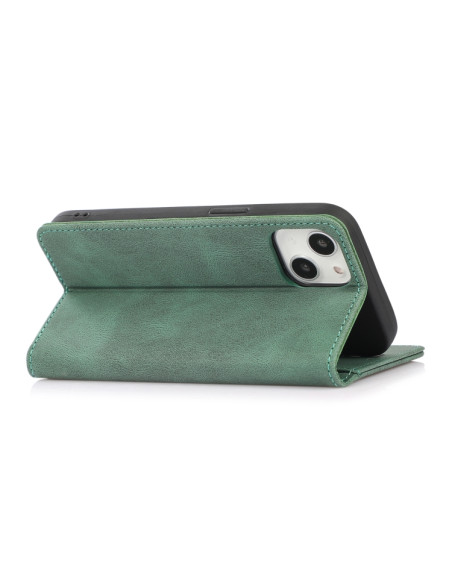 Cover iPhone 13 Pro PU Leather Flip Verde | Melacompro