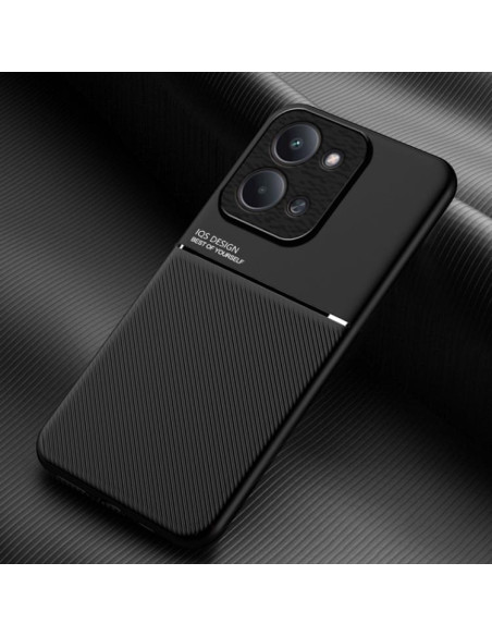 Cover Redmi 15C PC + TPU Grain Nero | Melacompro