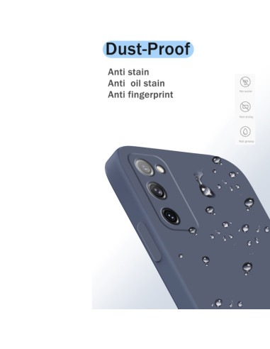 Cover Galaxy S20 FE Silicone Bianco Nero | Melacompro