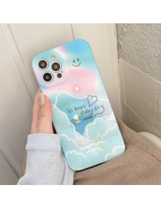 Cover iPhone 13 TPU Antiurto Cielo Nuvole