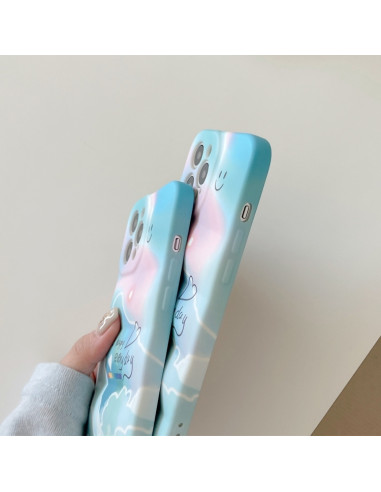 Cover iPhone 13 TPU Antiurto Cielo Nuvole | Melacompro