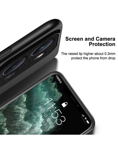 Cover Redmi 15C PC + TPU Grain Nero | Melacompro