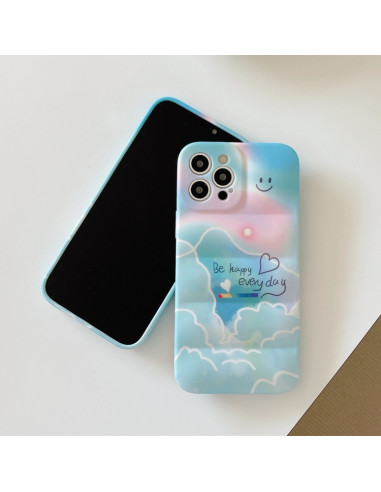 Cover iPhone 13 TPU Antiurto Cielo Nuvole | Melacompro