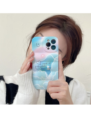Cover iPhone 13 TPU Antiurto Cielo Nuvole | Melacompro