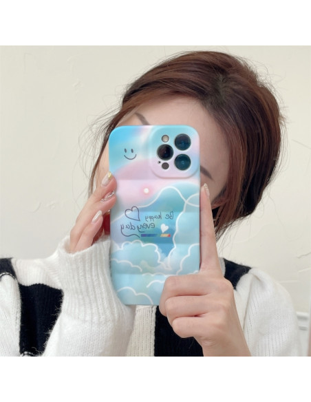 Cover iPhone 13 TPU Antiurto Cielo Nuvole | Melacompro