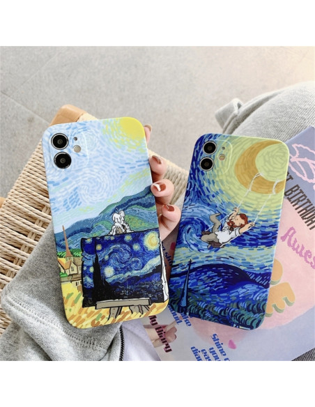 Cover iPhone 13 TPU Antiurto Disegno Rurale | Melacompro