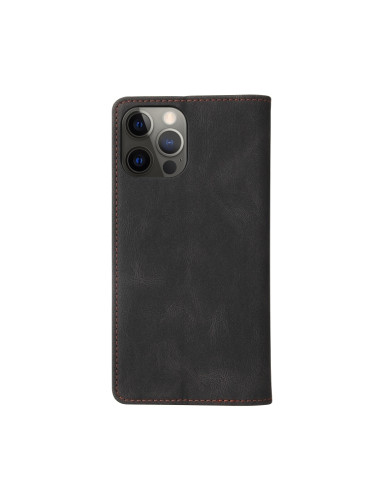 Cover iPhone 12 Pro Max Pelle Nero | Melacompro