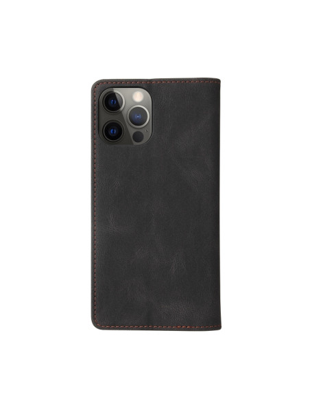 Cover iPhone 12 Pro Max Pelle Nero | Melacompro