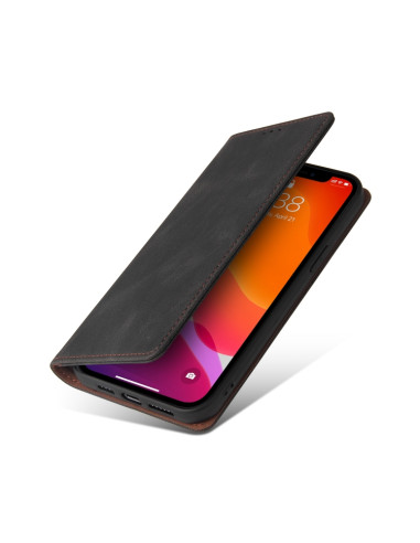 Cover iPhone 12 Pro Max Pelle Nero | Melacompro