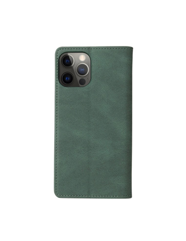 Cover iPhone 12 Pro Max Pelle Nero Verde | Melacompro