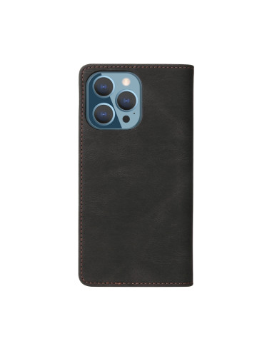 Cover iPhone 13 Pro Max Pelle PU Nero | Melacompro