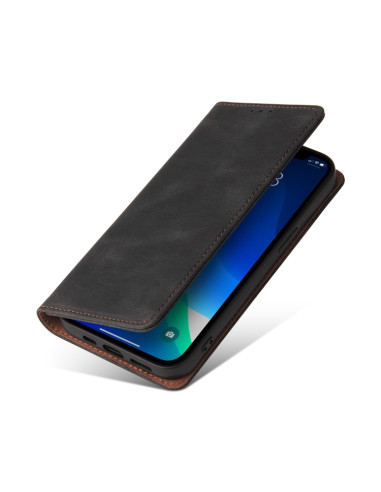 Cover iPhone 13 Pro Max Pelle PU Nero | Melacompro