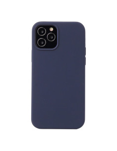 Cover iPhone 13 mini Silicone Liquido Verde Pino Midnight Blu