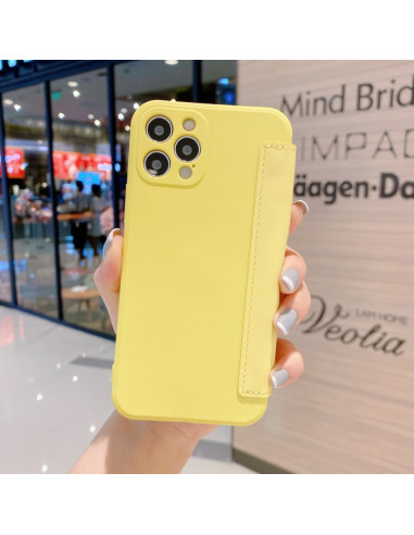 Cover iPhone 12 Pro Max Silicone Giallo | Melacompro