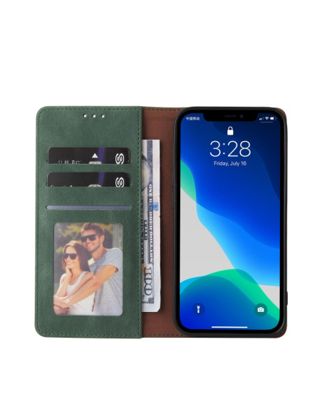Cover iPhone 13 Pro Max Pelle PU Verde | Melacompro