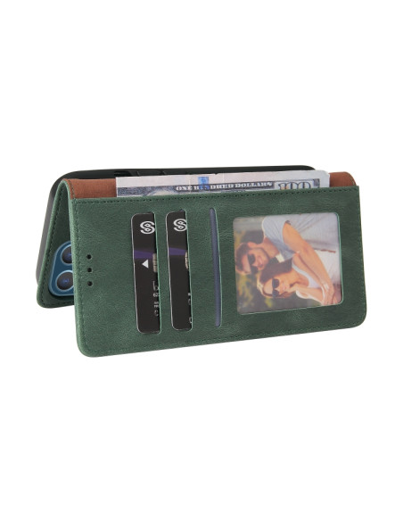 Cover iPhone 13 Pro Max Pelle PU Verde | Melacompro