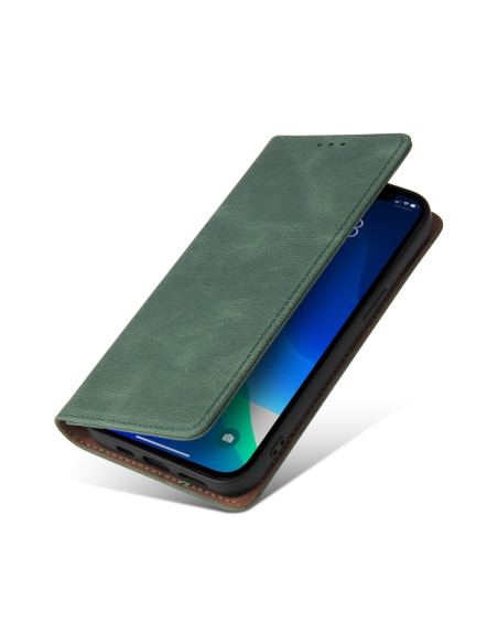 Cover iPhone 13 Pro Max Pelle PU Verde | Melacompro