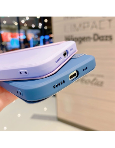Cover iPhone 12 Pro Max Silicone Light Viola | Melacompro