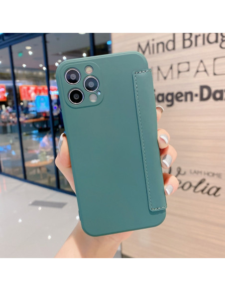 Cover iPhone 12 Pro Max Silicone Dark Verde | Melacompro