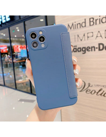 Cover iPhone 12 Pro Max Silicone Blu | Melacompro