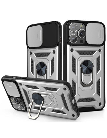 Cover iPhone 13 TPU Marmo Bianco Argento | Melacompro