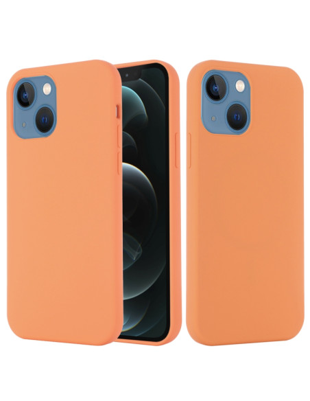 Cover iPhone 13 Silicone Antiurto MagSafe Arancione | Melacompro